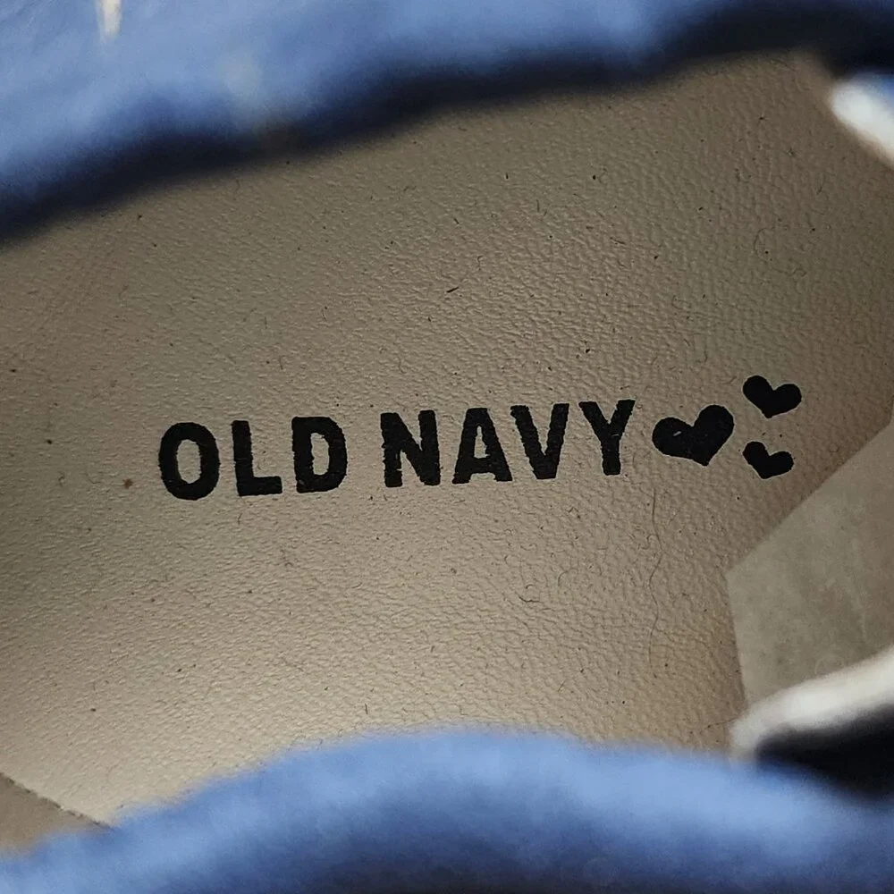 Old Navy Baby Unisex Faux-Blue Suede Moccasin Booties Shoes Size 12-18M NWT